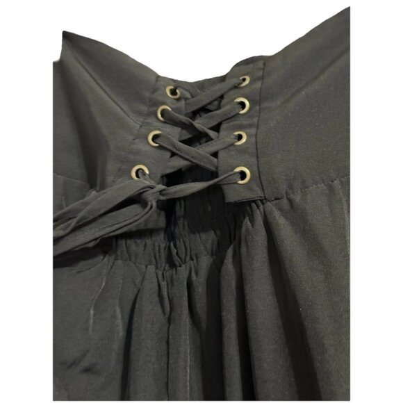 NWT Scarlet Darkness Back Lace Up Corset Skirt Long Victorian Steampunk Large - Picture 8 of 10